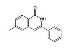 6-methyl-3-phenyl-2H-isoquinolin-1-one Structure