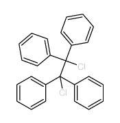 Benzene,1,1',1'',1'''-(1,2-dichloro-1,2-ethanediylidene)tetrakis-结构式