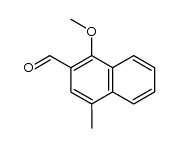 1-methoxy-4-methyl-[2]naphthaldehyde Structure