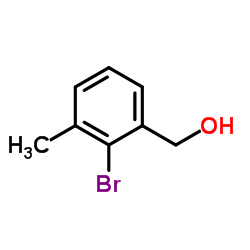 (2-溴-3-甲基苯基)甲醇结构式