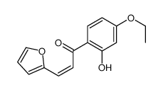 1-(4-ethoxy-2-hydroxyphenyl)-3-(furan-2-yl)prop-2-en-1-one Structure