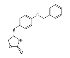 (S)-4-(4-benzyloxybenzyl)oxazolidin-2-one结构式