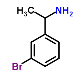 (R)-1-(3-溴苯基)乙胺结构式