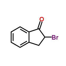 2-溴-1-茚满酮结构式