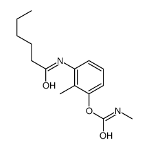 N-Methylcarbamic acid 3-[(2-methylhexanoyl)amino]phenyl ester结构式