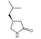 (S)-4-isobutyl-pyrrolidin-2-one Structure