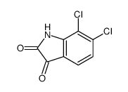 6,7-二氯-1H-吲哚-2,3-二酮结构式