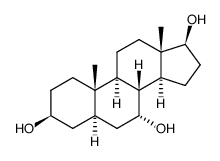 androstane-3,7,17-triol结构式