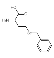 2-amino-4-benzylselanyl-butanoic acid结构式
