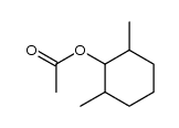 2,6-dimethylcyclohexyl acetate结构式