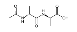 N-乙酰基-D-丙氨酸-D-丙氨酸结构式