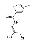 N'2-(2-CHLOROACETYL)-4-METHYLTHIOPHENE-2-CARBOHYDRAZIDE Structure