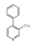3-Methyl-4-phenylpyridine Structure