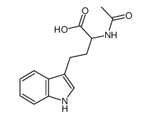 N-乙酰-D,L-高纯色氨酸结构式