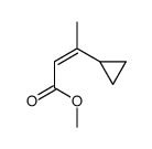 methyl 3-cyclopropylbut-2-enoate结构式