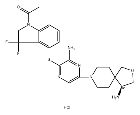 SHP2-IN-6 hydrochloride结构式
