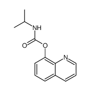 isopropyl-carbamic acid quinolin-8-yl ester Structure