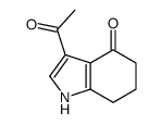 3-acetyl-1,5,6,7-tetrahydroindol-4-one结构式