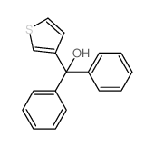 3-Thiophenemethanol, a,a-diphenyl- Structure