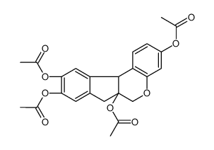 tetraacetylbrazilin Structure