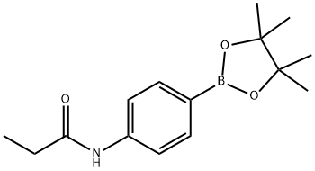 4-乙酰氨基苯基硼酸频哪醇酯结构式