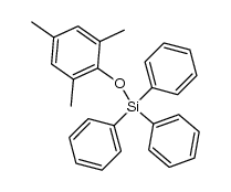 1,3,5-trimethyl-2-(triphenylsilyloxy)benzene Structure