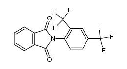 N-(2,4-bis-trifluoromethyl-phenyl)-phthalimide结构式