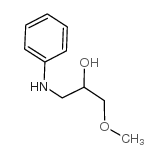 1-甲氧基-3-苯基氨基-2-丙醇结构式