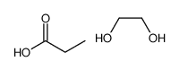 Propionic acid 2-hydroxyethyl ester Structure
