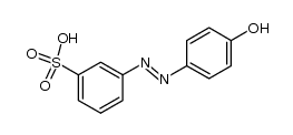 3-(4-hydroxy-phenylazo)-benzenesulfonic acid Structure