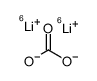 lithium-6 carbonate Structure