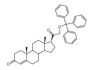 Desoxy-corticosteron-triphenylmethylether Structure