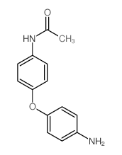N-(4-(4-氨基苯氧基)苯基)乙酰胺结构式