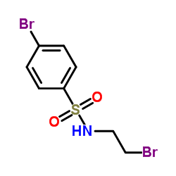 4-Bromo-N-(2-bromo-ethyl)-benzenesulfonamide Structure