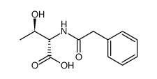 phenylacetyl-L-Thr-OH Structure