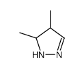 4,5-Dihydro-4,5-dimethyl-1H-pyrazole Structure