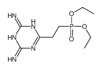 diethyl [2-(4,6-diamino-1,3,5-triazin-2-yl)ethyl]phosphonate结构式