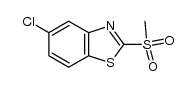 5-chloro-2-(methylsulfonyl)benzothiazole结构式