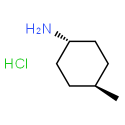(TRANS)-4-METHYL CYCLOHEXYL AMINE HYDROCHLORIDE结构式