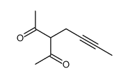3-but-2-ynylpentane-2,4-dione结构式