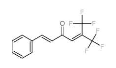 Hexa-2,4-dien-3-one, 1-phenyl-6,6,6-trifluoro-5-trifluoromethyl- Structure
