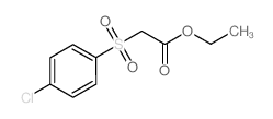 ETHYL 2-[(4-CHLOROPHENYL)SULPHONYL]ACETATE结构式