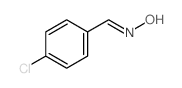 Benzaldehyde,4-chloro-, oxime, [C(E)]- structure