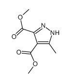 dimethyl 5-methyl-1H-pyrazole-3,4-dicarboxylate Structure