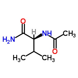 乙酰基-缬氨酰胺结构式