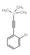 (2-溴苯乙炔基)三甲基硅烷结构式