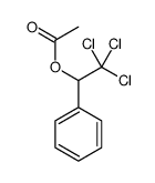 (2,2,2-trichloro-1-phenylethyl) acetate Structure