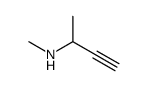 3-甲基氨基-1-丁炔结构式