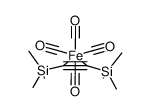 (η2-bis(trimethylsilyl)acetylene)tetracarbonyliron Structure