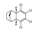 (1S,4S,4aR,8aS)-5,6,7,8-tetrachloro-1,2,3,4,4a,8a-hexahydro-1,4-methanonaphthalene结构式